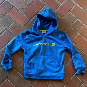 Carhartt  Blue Sweatshirt Yellow‎ Accent